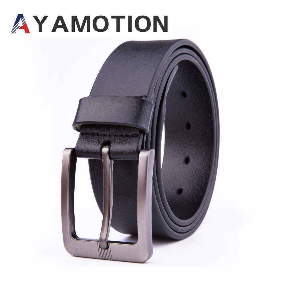 

Genuine Leather Dress Belt For Men - Mens Belts For Suits, Jeans, Uniform With Single Prong Buckle - Designed In The Usa