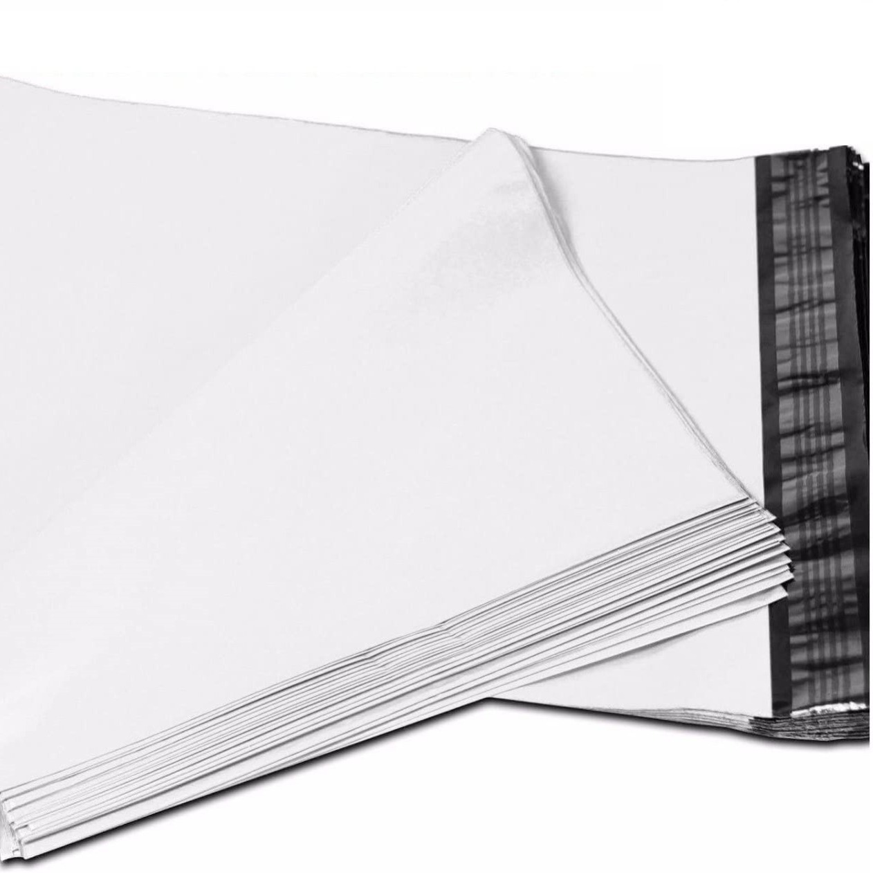 

White Poly Mailers Shipping Envelopes, 24x24 Inch Self-sealing Envelopes, Boutique Custom Bags, Durability Multipurpose Envelopes, Keep Items Safe & Protected