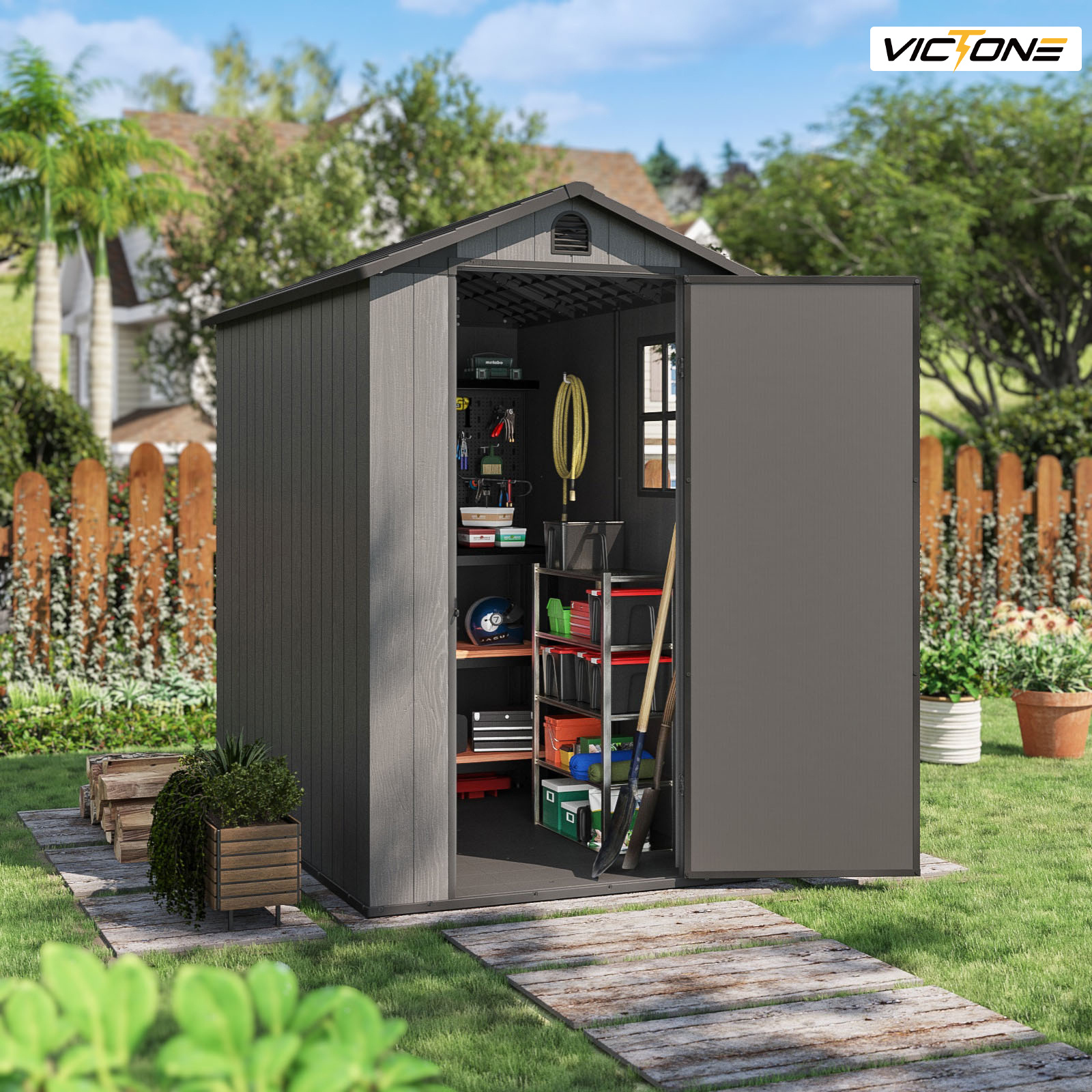 4' x 6' plastic outdoor storage shed floor resin - {region_name}