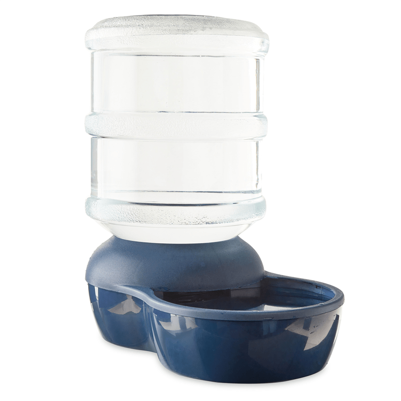 TEMU Gravity Pet Waterer, Blue, Xl Extra Large For Dogs And Cats, 4 Gallons