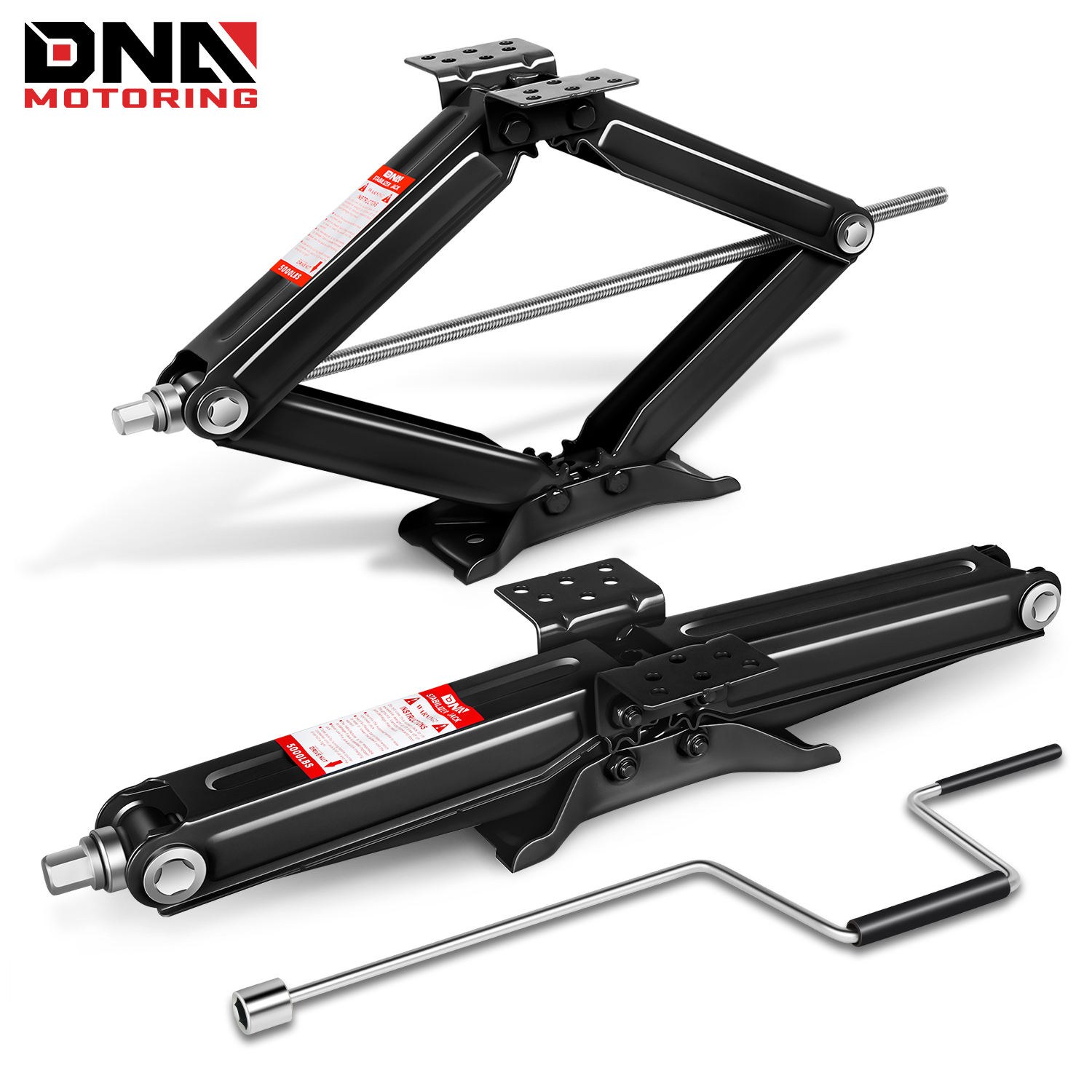 TEMU Universal .5 Ton (5000 Lbs) Rv Trailer Stablizing & Leveling Scissor Jacks With Crank Handle