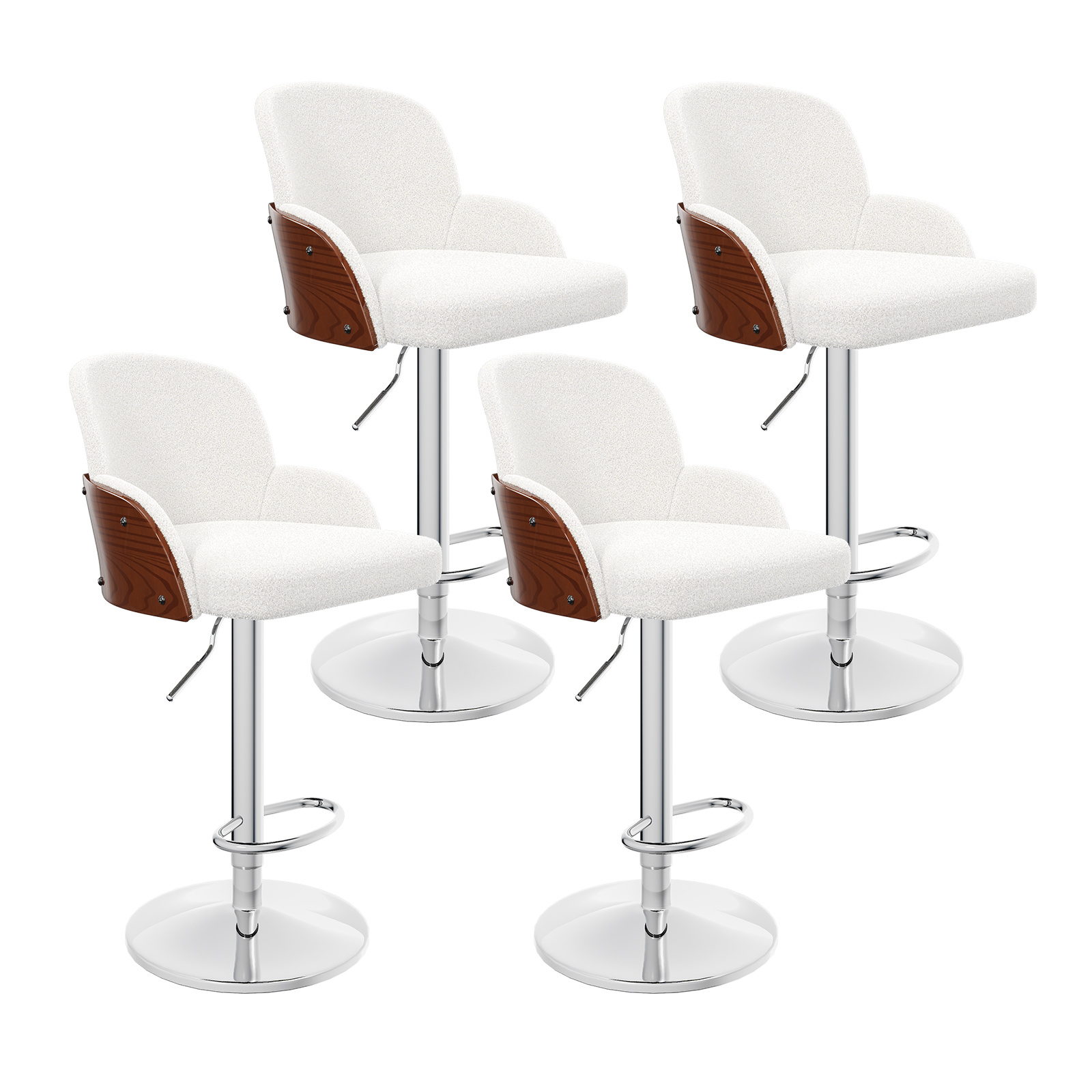 " 's Versatile Counter Height Bar Stools Teddy Series Temu