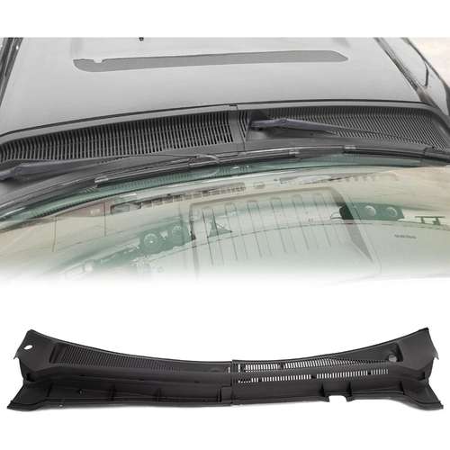 Silver Auto Parts Cowl Vent Grille For 94-98 Ford Mustang & Cobra – Black Plastic, Direct Fit