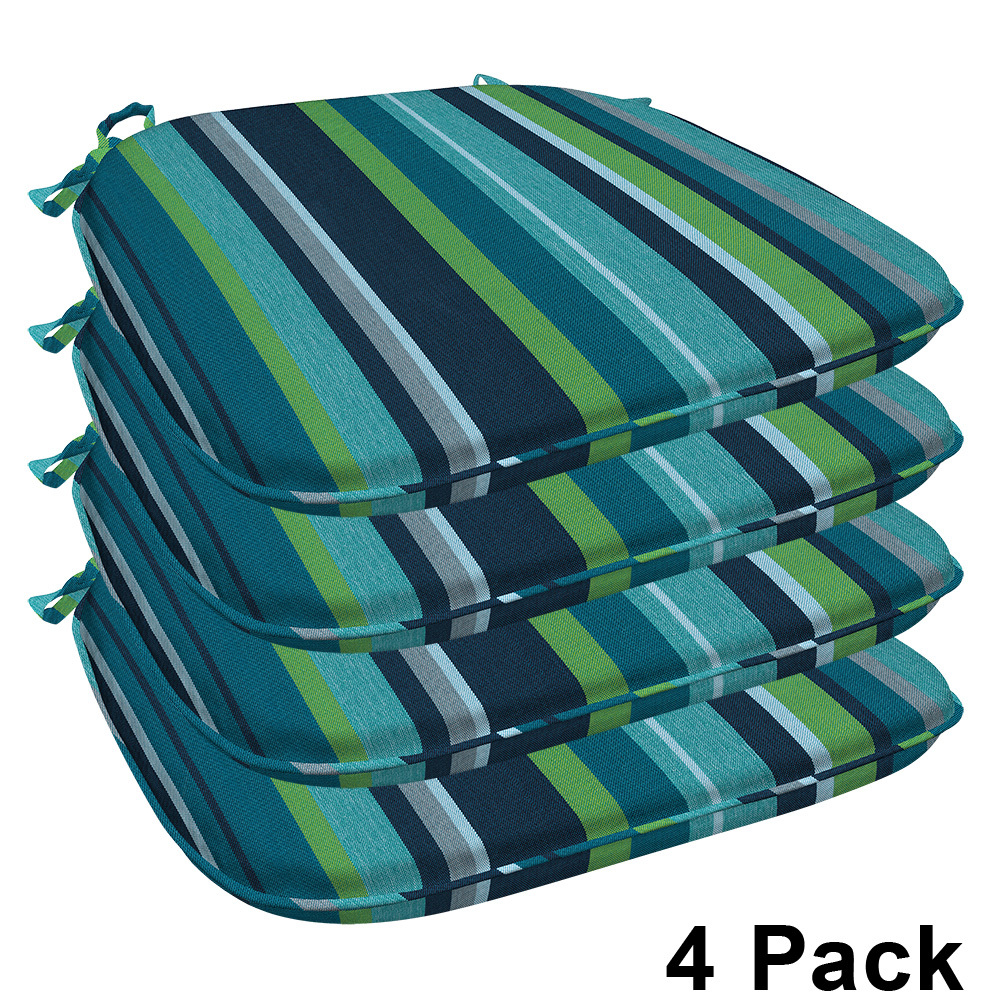 

Stripe Poolside Curved Foam Seat Pad (4-pack)