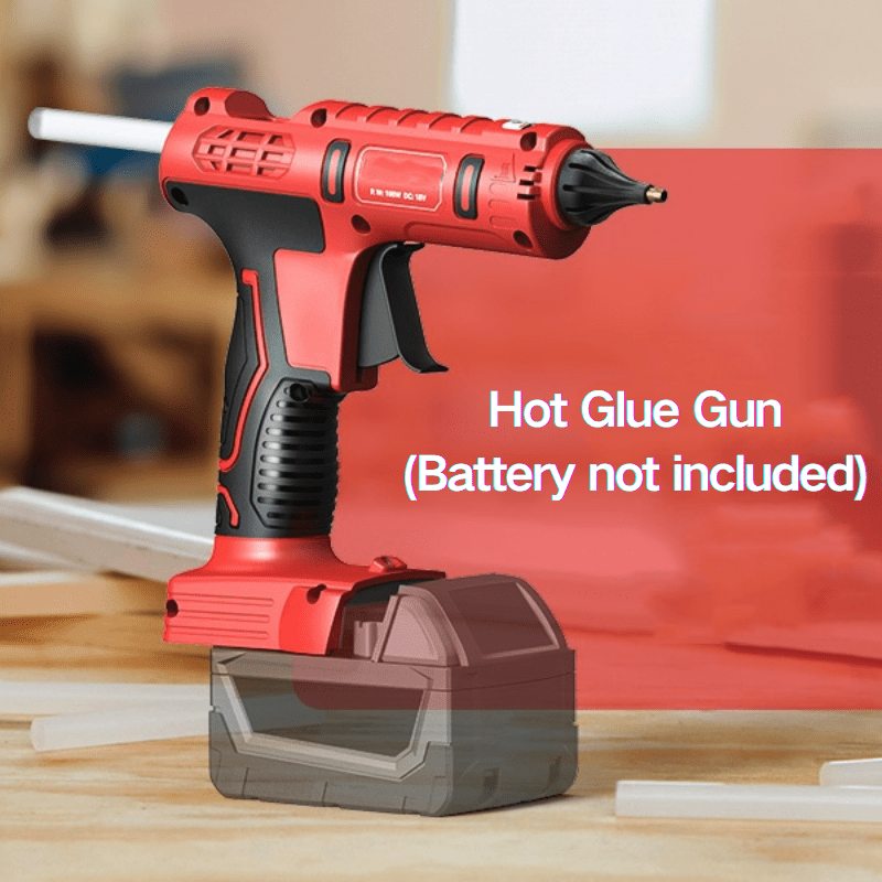 

Cordless Hot Glue Kit For Battery(battery Not Included), Wireless Glue Cordless & Rechargeable, Handheld Electric , Full Size Hot Glue With 12 Hot Glue Sticks Set For Craft & Diy& Crafts