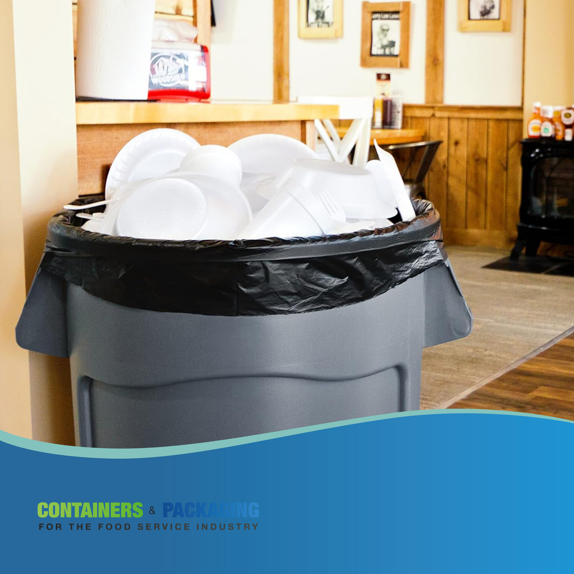 Large Trash Bags 55 60 Gallon Heavy Duty Black Garbage Temu