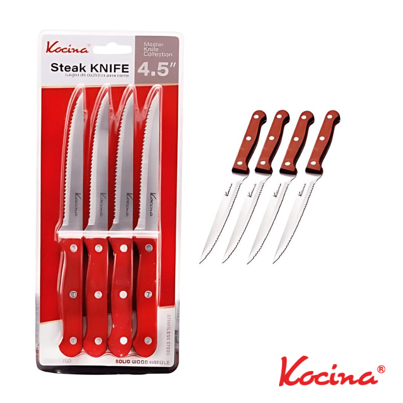 TEMU 4pcs Stainless Steel Steak Knife