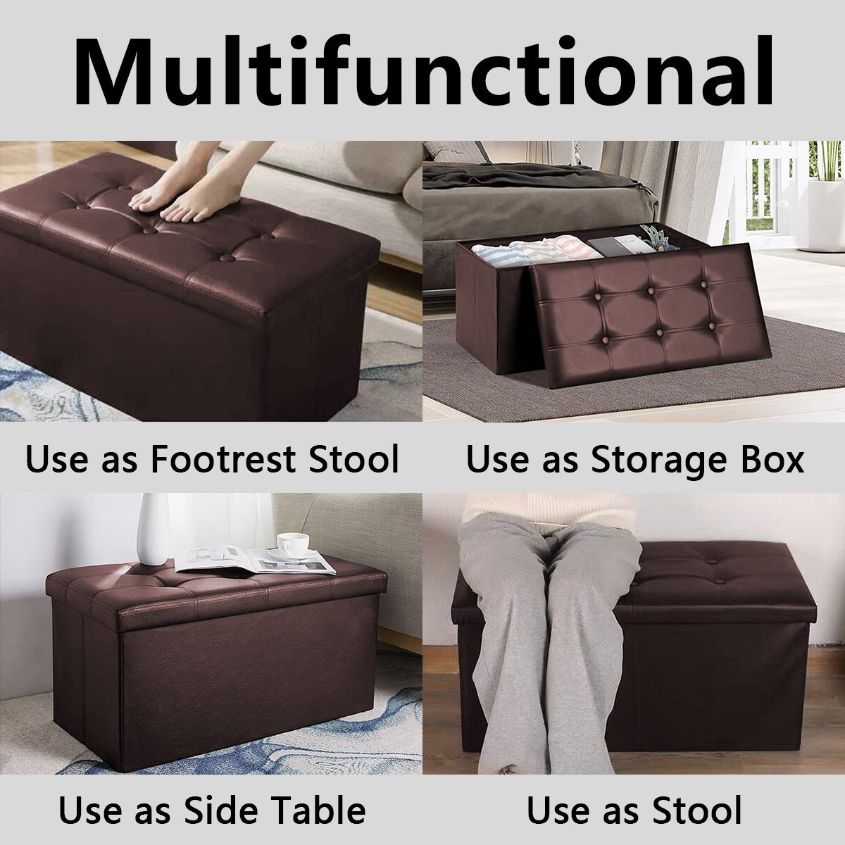 Storage Ottoman Bench Outdoor Storage Outdoor Temu