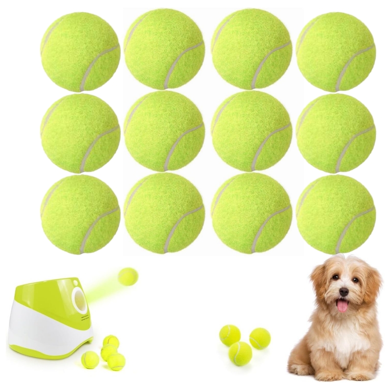 

Factory Direct, Universal Mini Tennis Ball, 2 Inch Dog Training Tennis Ball For Small Dogs, Interactive Dog Play Ball For 2 Inch Dog Ball Launcher (6pcs/12pcs)