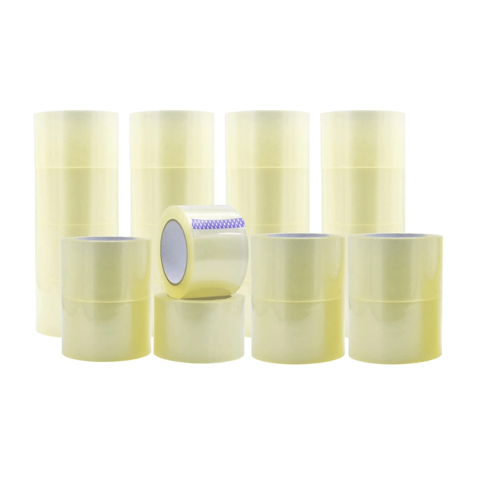 TEMU 24 Pack 3 Inch X 110 Yards 1.8 Mil Clear Packing Tape Thickness For Packaging, Moving, Shipping Acrylic Adhesive Heavy Duty Tape