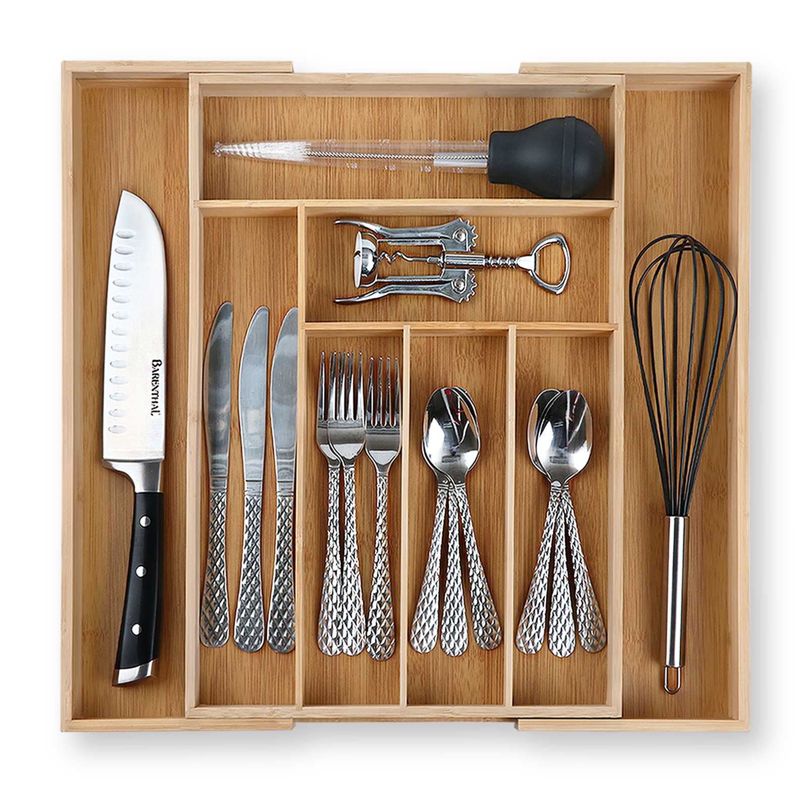 

Drawer Organizer, Drawer Divider For Silverware And Flatware, For , , And Drawers