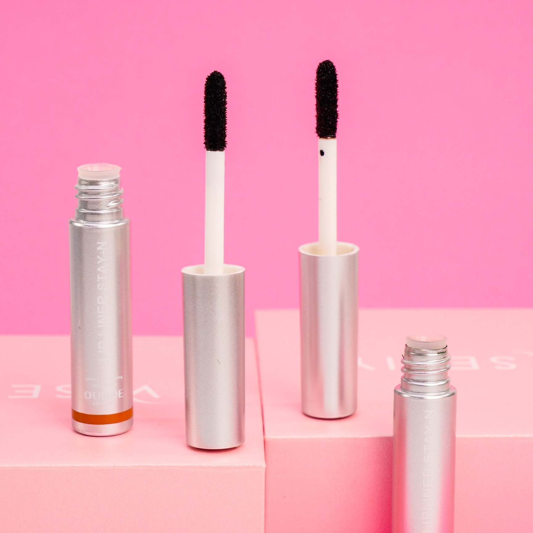 3 Colors Long Lip Liner Stain Peel Off Infused Tattoo Like Moisturizing