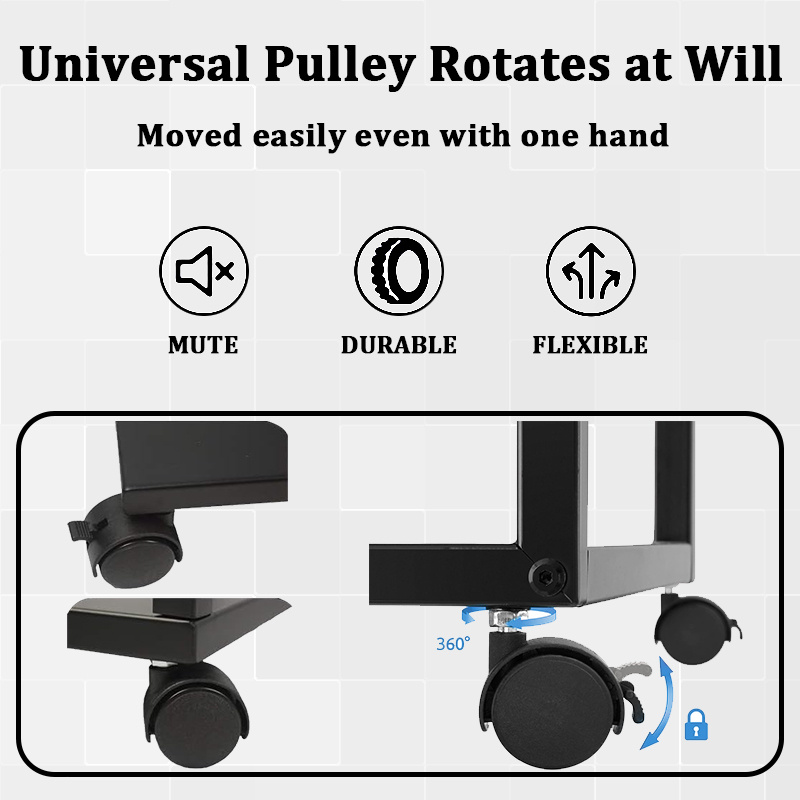 C-shaped End Table For Bed, Side Table, Small Side Table For Couch