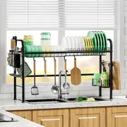 Over Sink Dish Drying Rack, Large Dish Drying Rack Over The Sink Dish ...