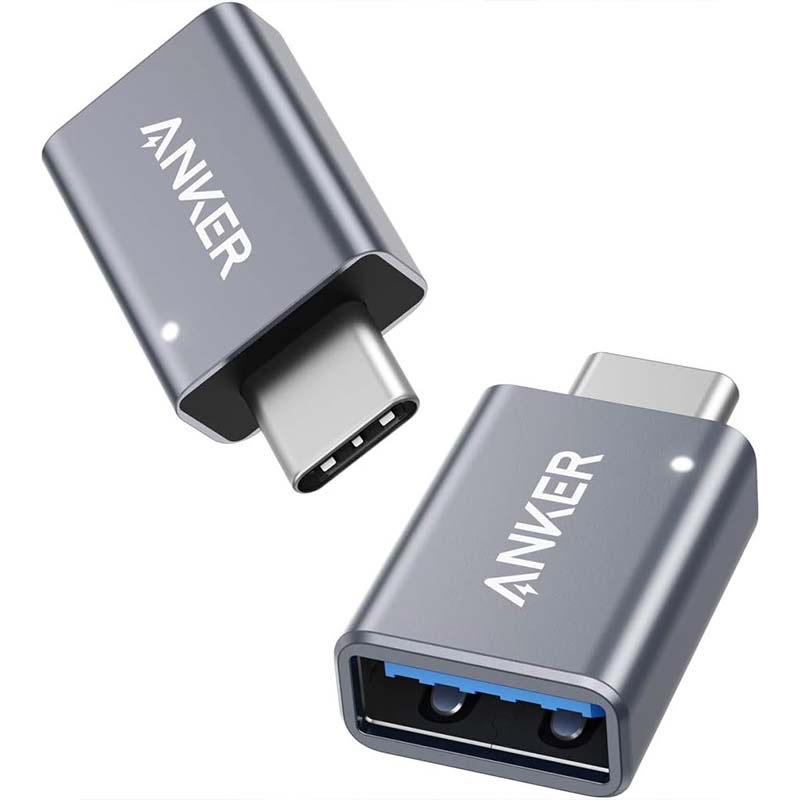 

Anker Usb C Adapter (2 Pack), Data Transfer, Usb-c To Usb 3.0 Female Adapter For Macbook Pro 2020, Ipad Pro 2020, Samsung Notebook 9, Dell Xps And More Type