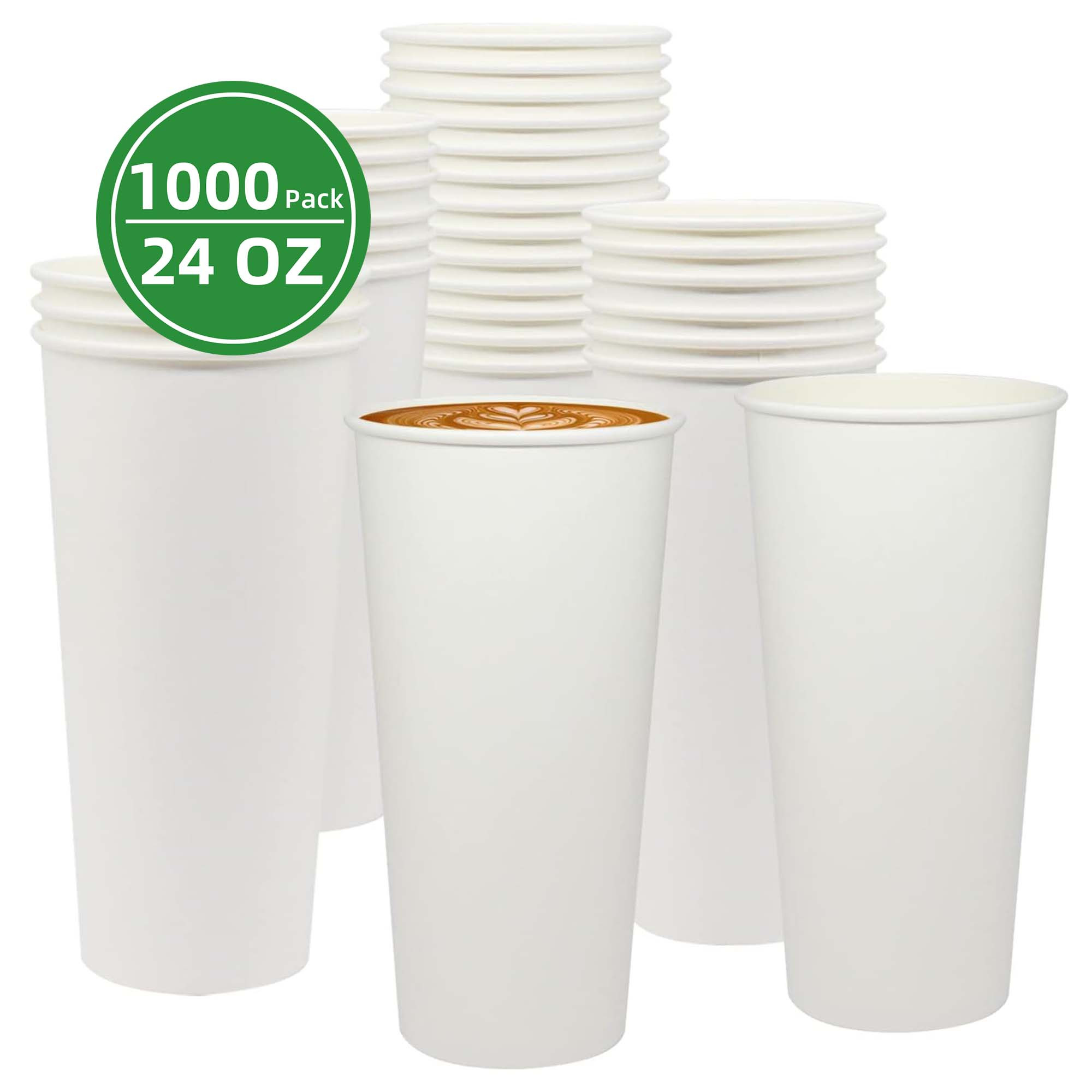 1000 pack 20oz 24oz disposable coffee cups large paper - Temu
