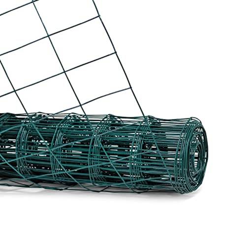 wire 16 gauge green vinyl coated welded wire mesh size 2 inch x 3 inch