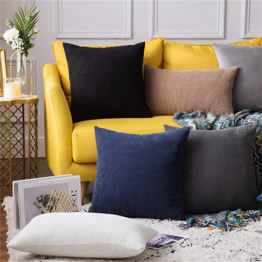throw pillows 18x18 inch   double sided design pack of 2 for couch sofa living room bed bedroom soft throw pillow inserts are included hidden zipper a smooth hidden zipper is       edge of the removable cover providing secure enclosure for your pillows while maintaining a sleek   Product details 7