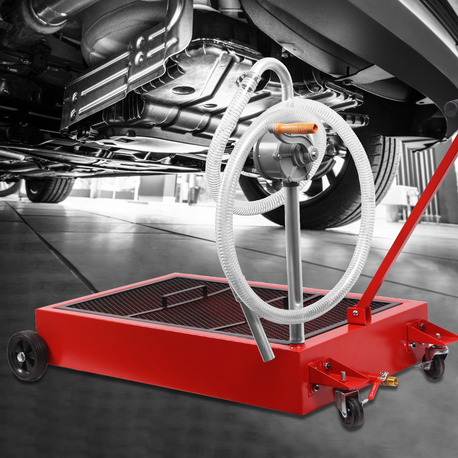 25 Gallon Oil Oil Drain Tank Foldable Low Profile Temu