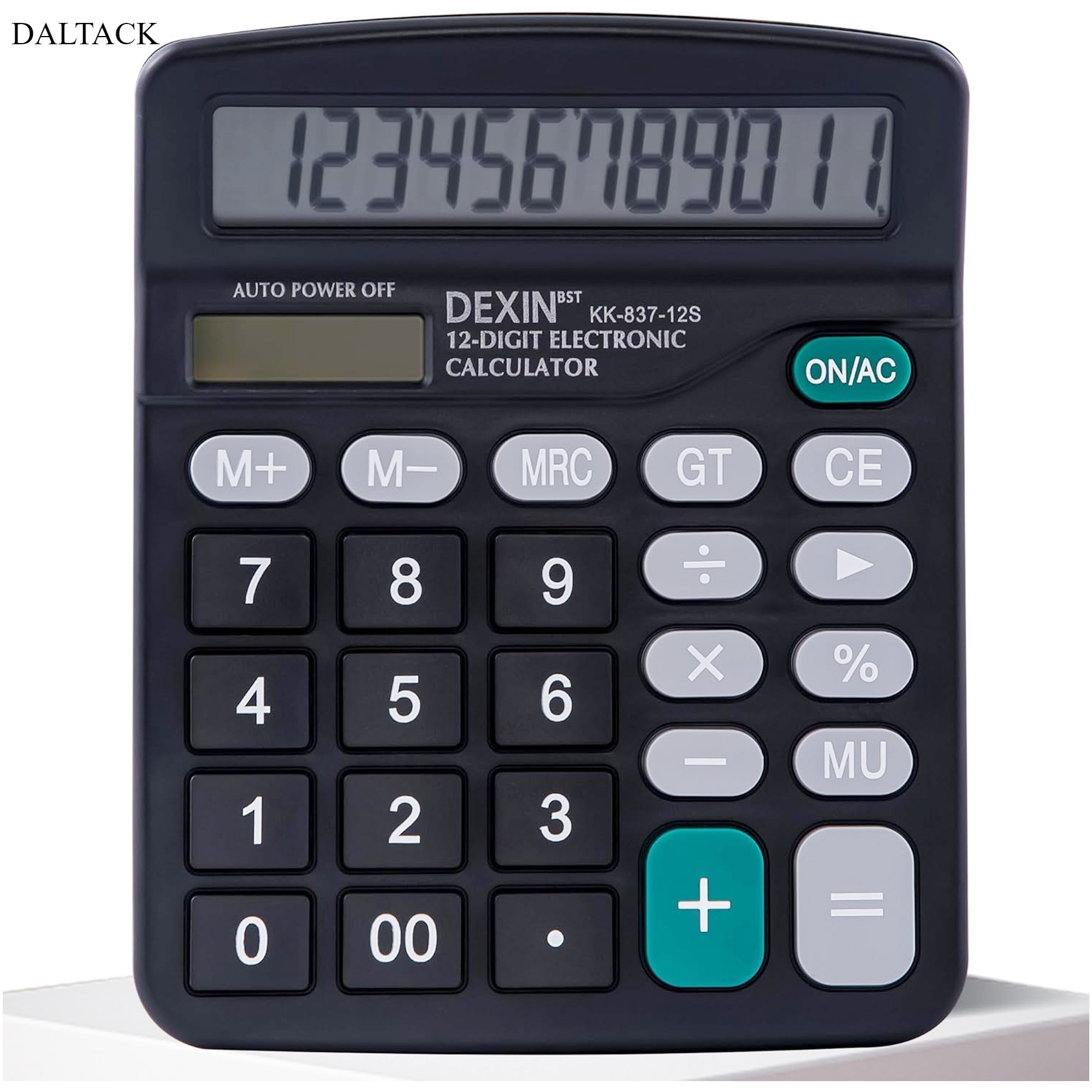 

Daltack Large Desktop Calculator With Clear Lcd Angled Display, Supply, Standard Functions, And Design For Home, Office, And Scientific