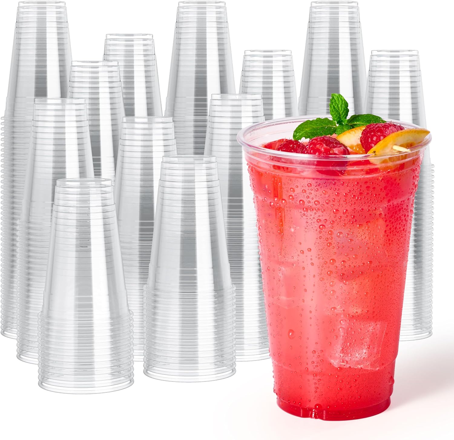 Disposable Transparent Plastic Cup ( Lid Without - Temu