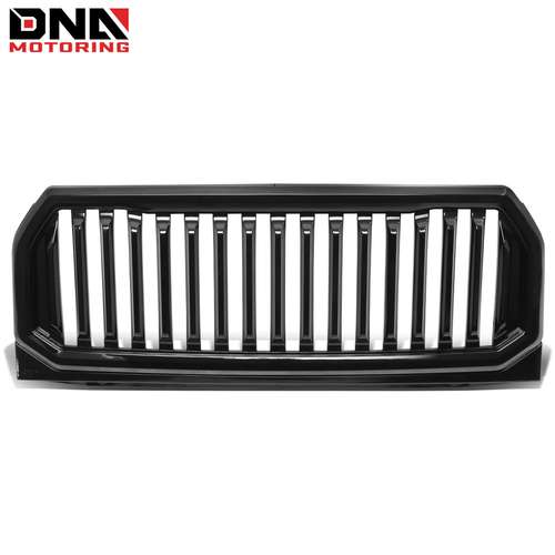 Autoparts360 Mesh Front Bumper Upper Grille For 2009-2014 Ford F-150 Pickup – Gloss Black ABS Plastic