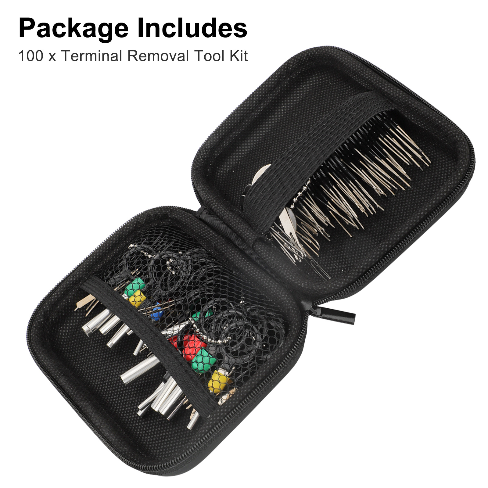 100x Pin Ejector Wire Kit Extractor Connector Puller Car
