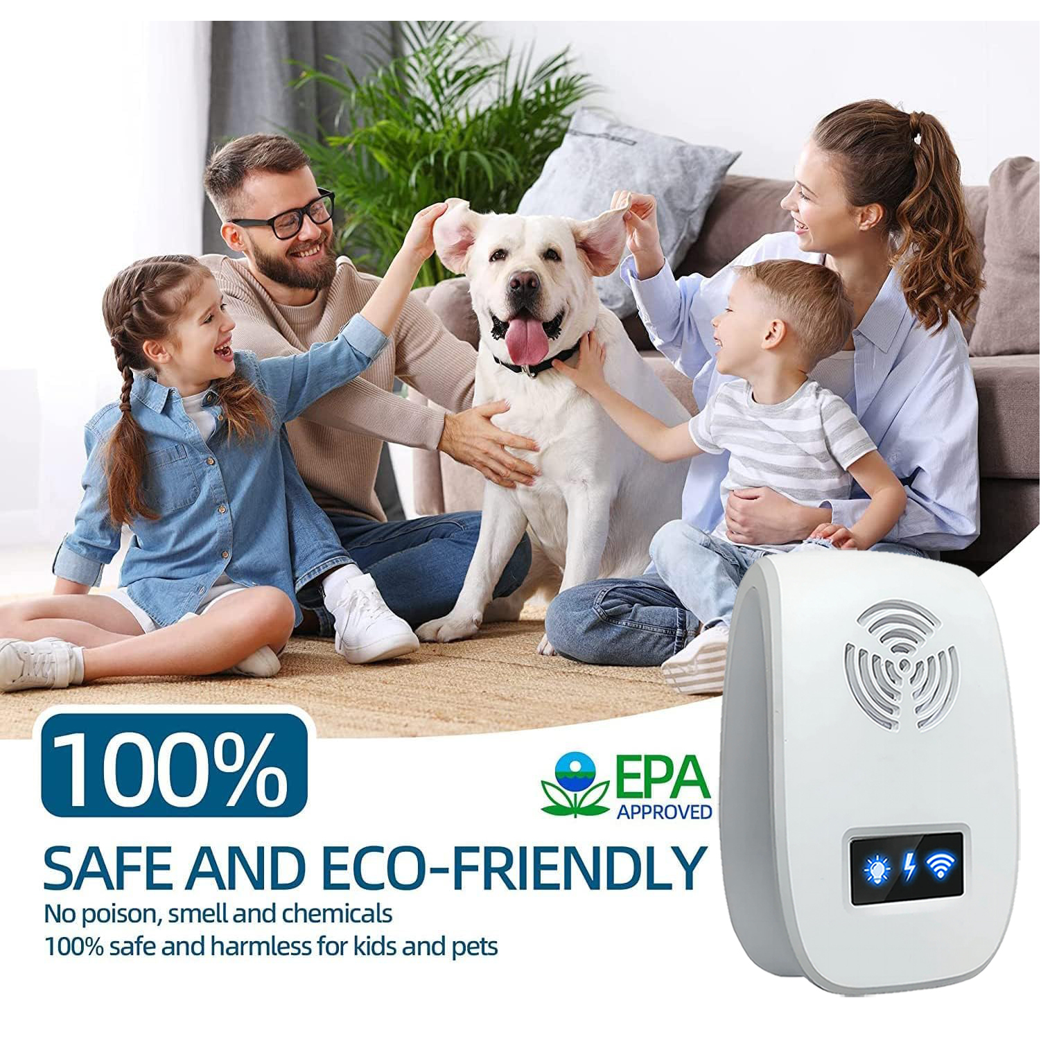 Pest Repeller 6 Pcs Electronic Pest Repellent Plug In Indoor Pest