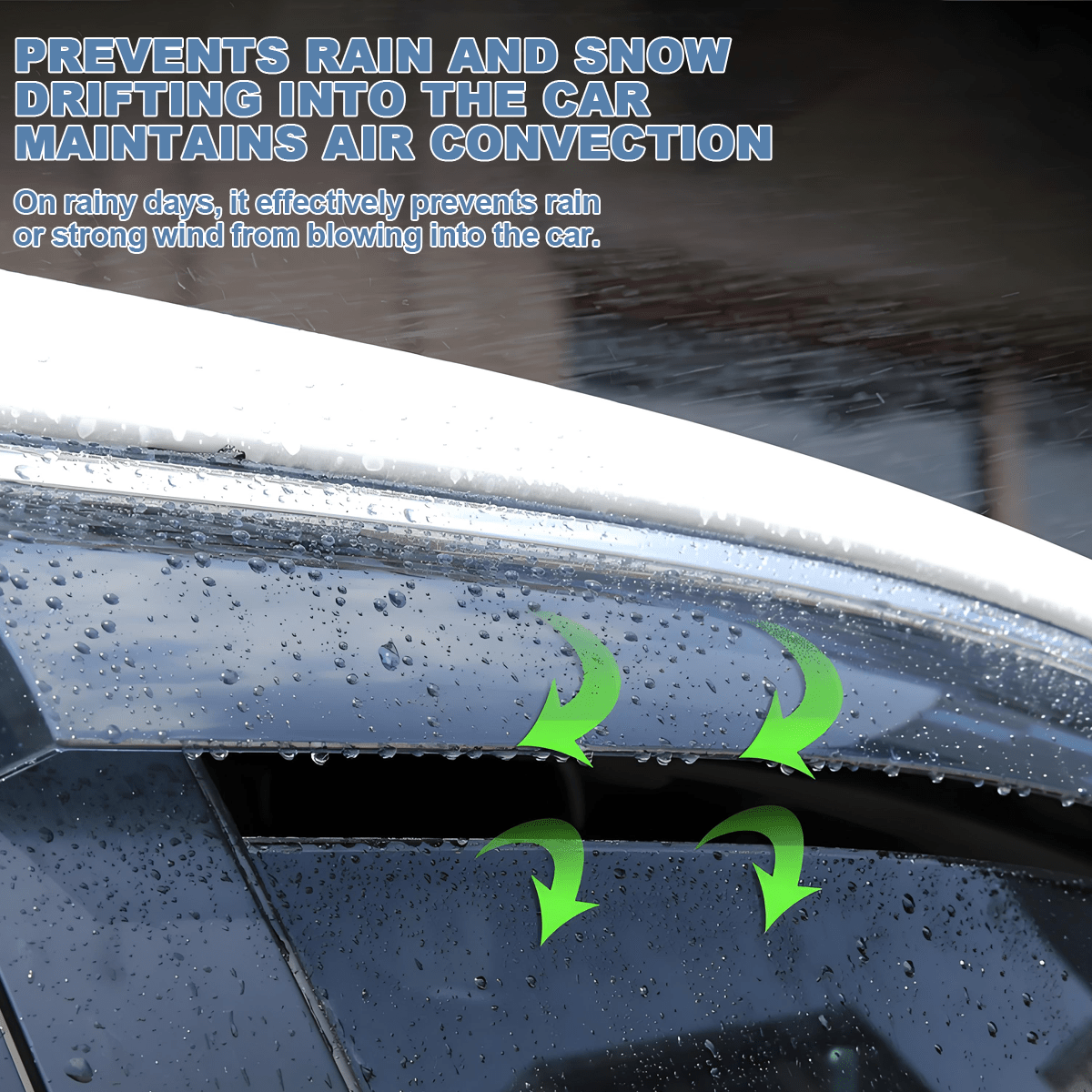 Dark Smoke Acrylic Rain Visors For Honda Civic Coupe 2012-2015 2 Door JDM Style Deflectors