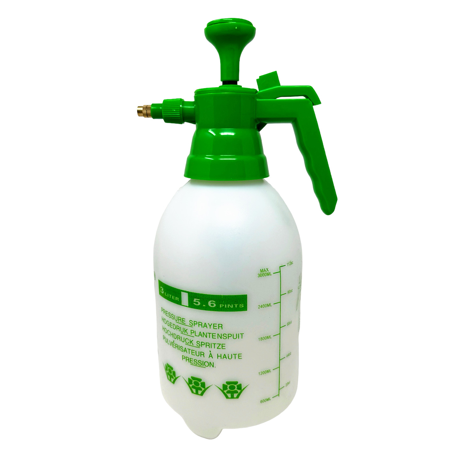 

3l/112oz Portable Water Sprayer, Garden Pump Pressured Sprayer, For Spraying Plants, Garden Watering Can, Lawns, Hand-held Bottle, White, 0.8 Gallon