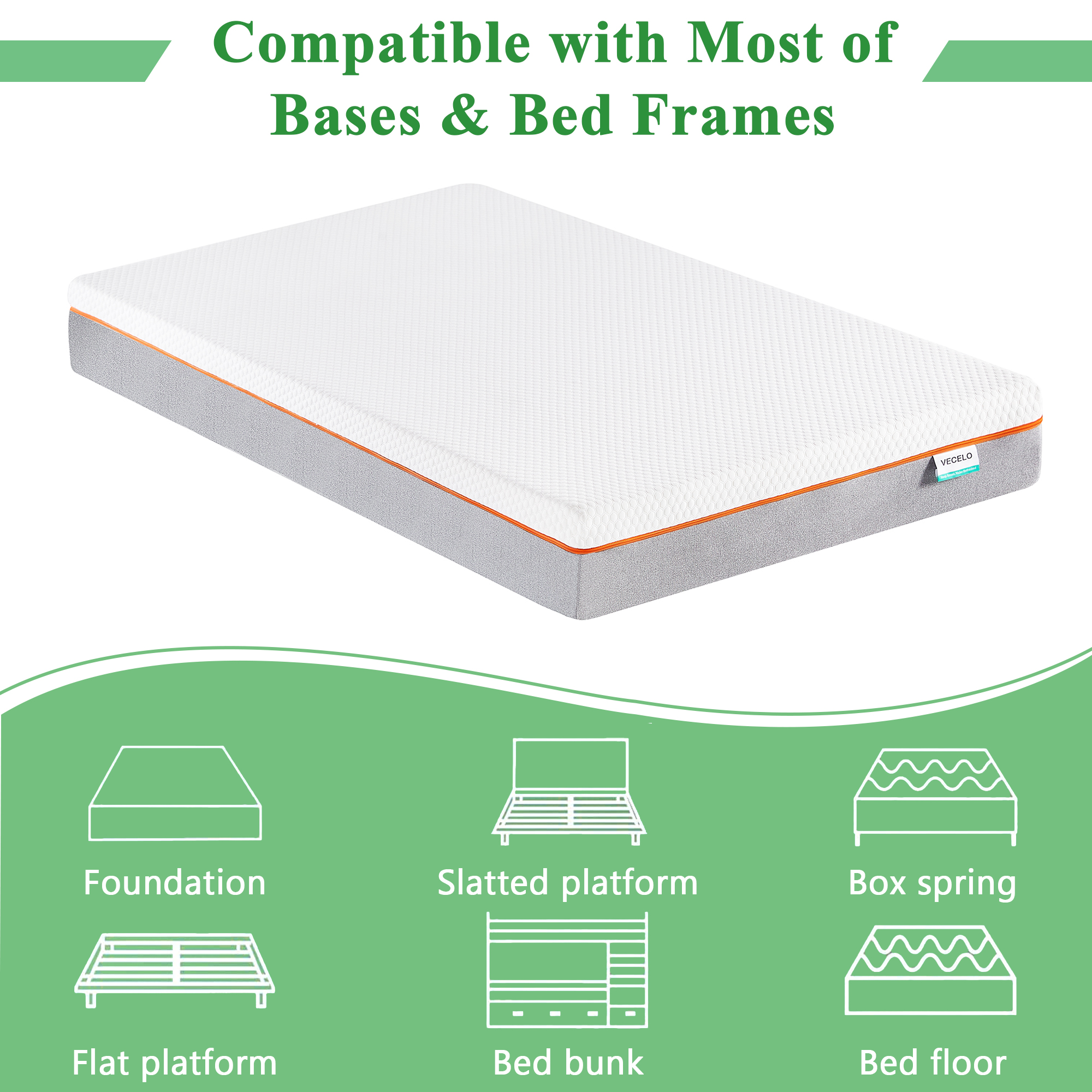Medium Firm Bed Mattress Washable Cover Pressure Temu