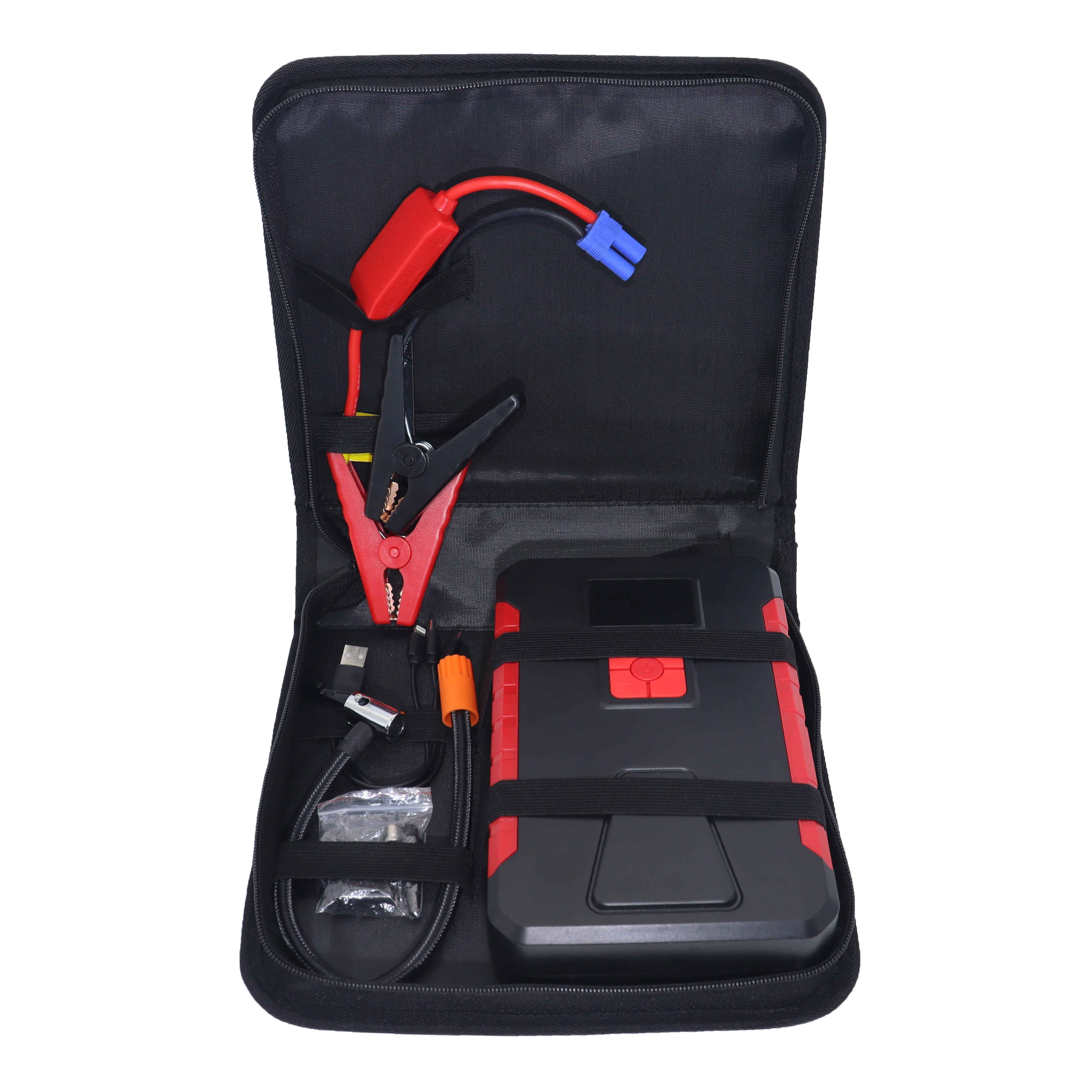 6000mAh Car Battery Jump Starter, 12V Portable Lithium Jump Box Battery Booster, Battery Charger and LED Light for All Gasoline and 12L * Engines