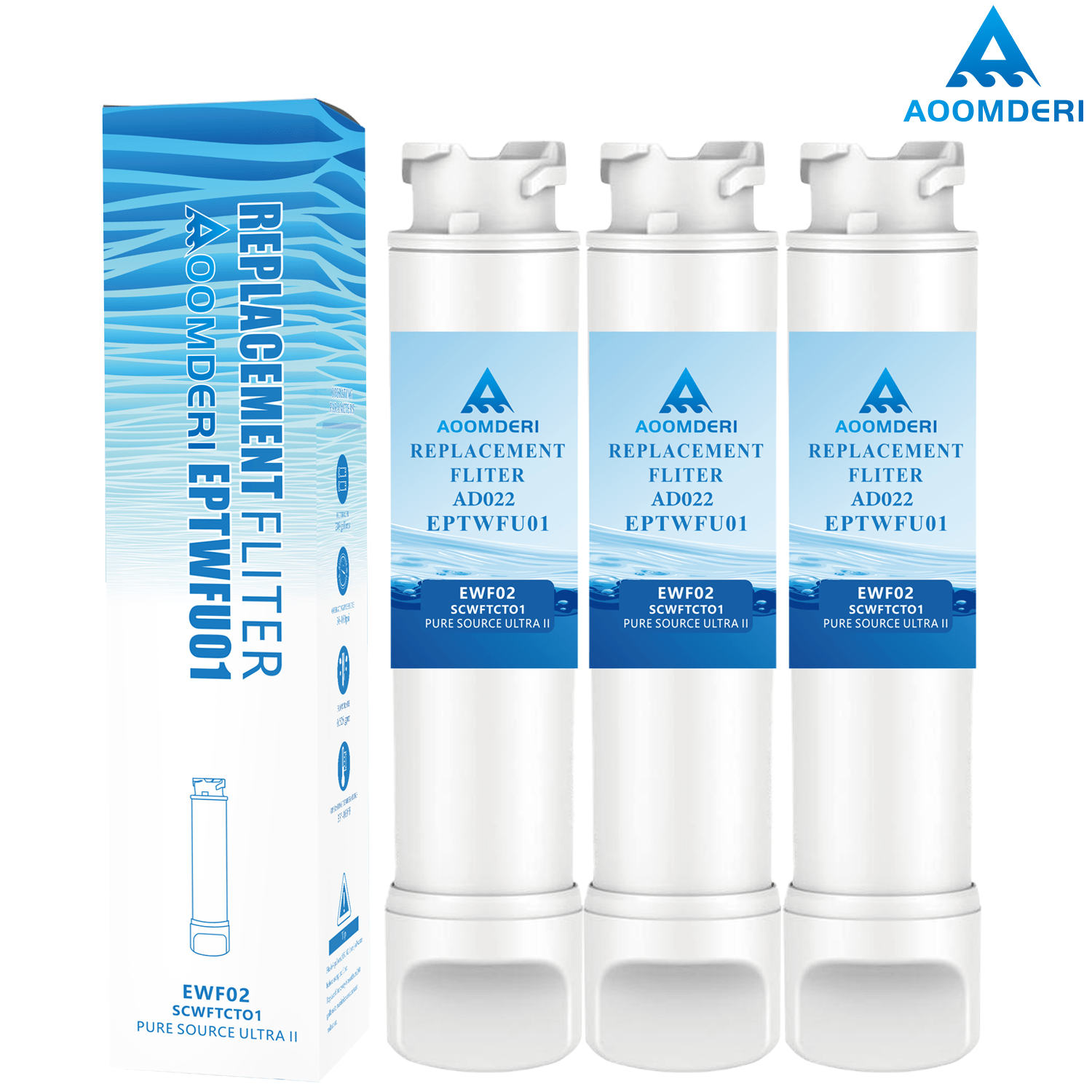 

Replacement For Refrigerator Water Filter, Compatible With , Ultra 2, , 012505454226, 4562222 Refrigerator Water Filter(3/4/5/6 Pack)