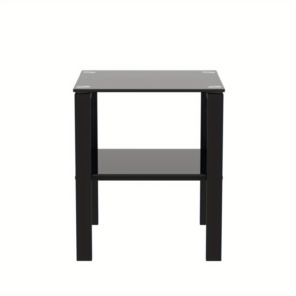 Black Glass Coffee Table, Clear Coffee Table,modern Side Center Tables