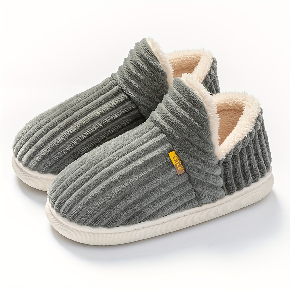 

Women's Winter Non-slip Slippers, Plush Warm And Comfortable Slippers For Indoor And Outdoor