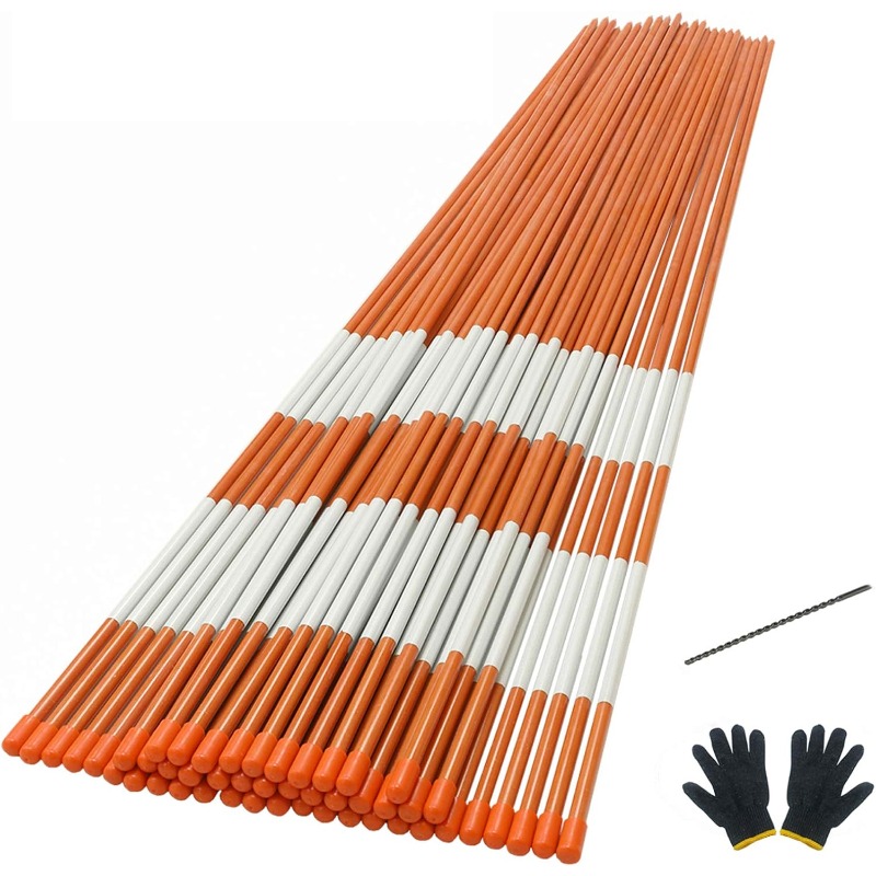 

Marker Set Fiberglass Reflective Snow Stakes