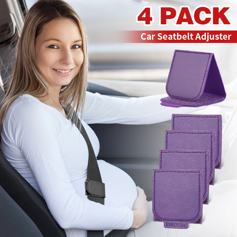 

Car , 4 Pu Seatbelt For Universal Shoulder For Adults () (purple)