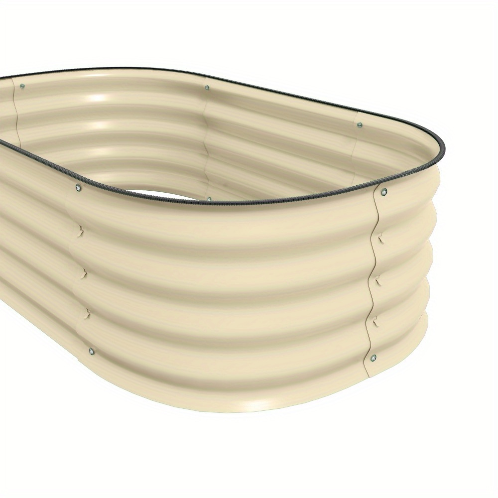 3.4' X 2' X 1' Galvanized Raised Garden Bed Kit Outdoor Temu