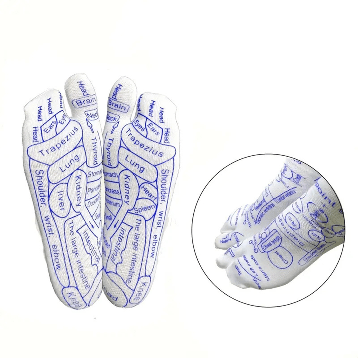 reflexology socks with trigger point massage tools foot massage reflexology socks set   massage tools for men and women details 1