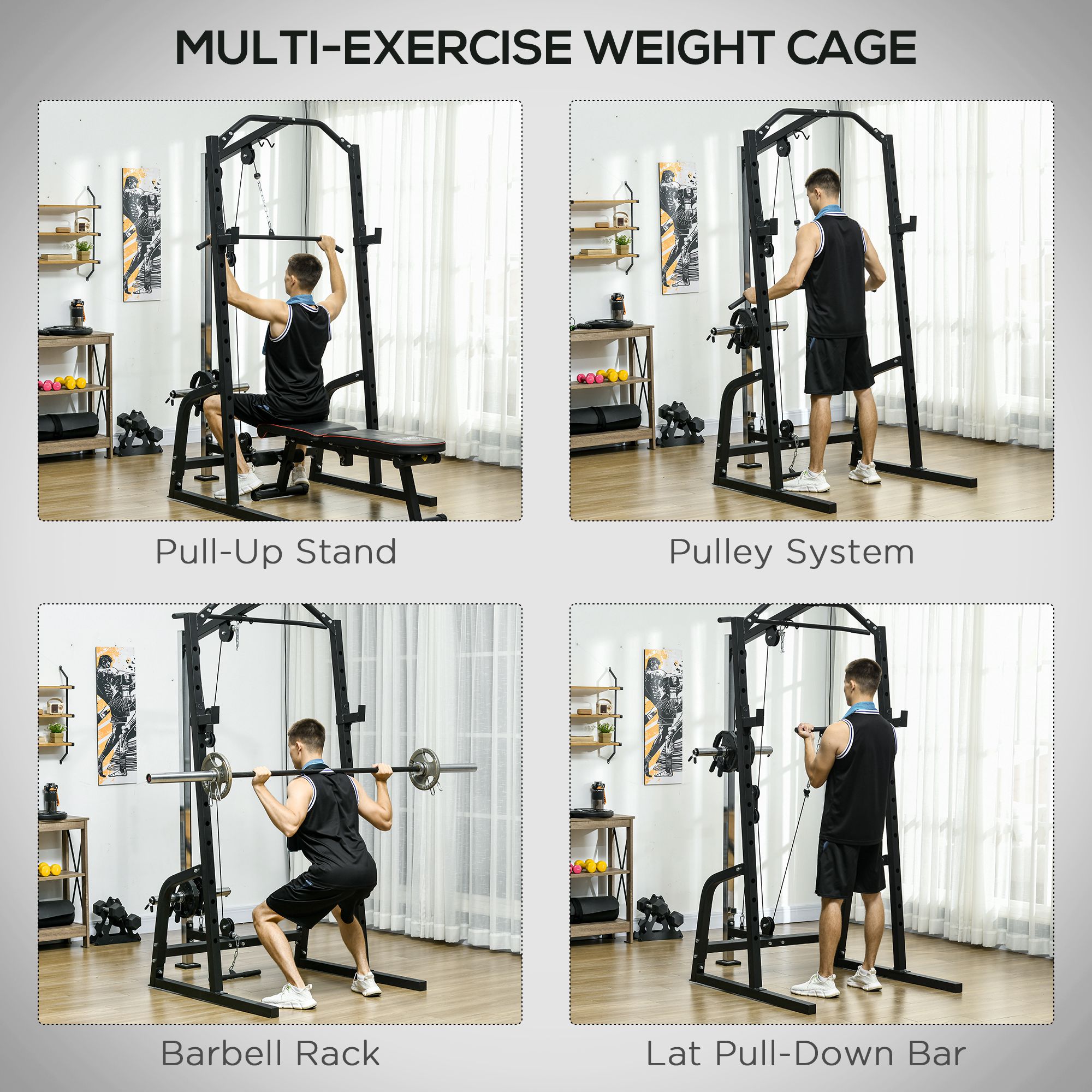 Pdf Squat Rack Exercises Build Your Own Diy Workout Cage Diy Squat