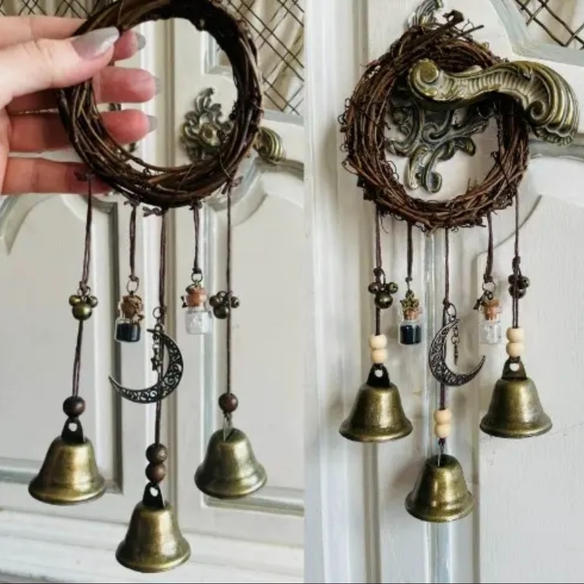 

Vine Wind Chimes, , Crystal Wind Chimes, Home Decoration, Bells, Protection, Door Handle Pendant