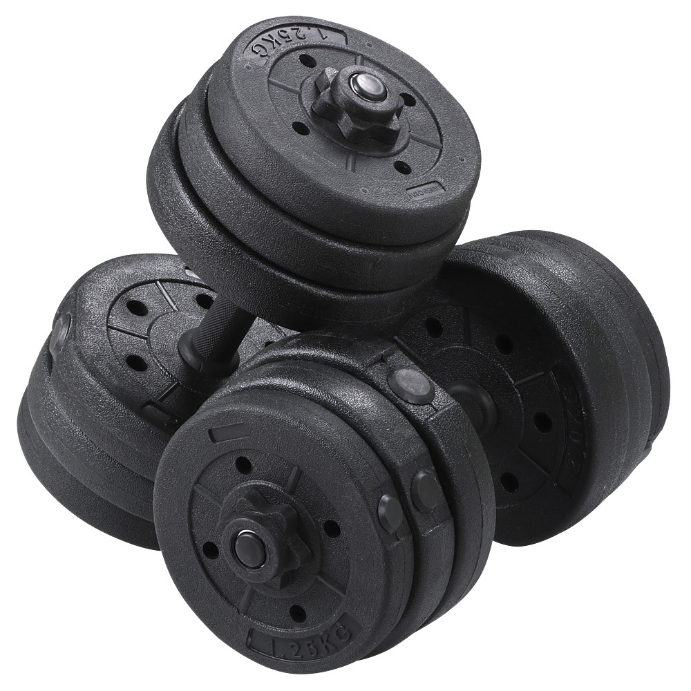 

Adjustable Dumbbells Weight Set Exercise & Fitness Equipment W/ 4 Collars For Home Gym Strength Training