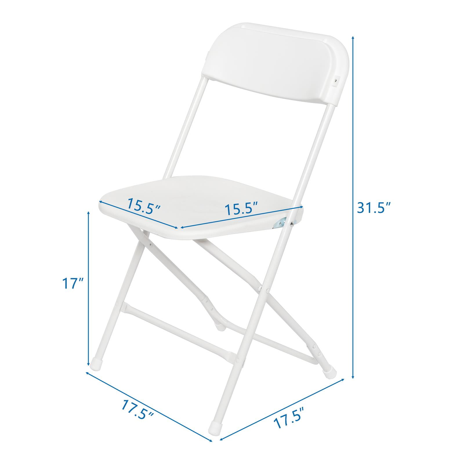 4 Pack Folding Chair Indoor Outdoor Portable Stackable Commercial Seat