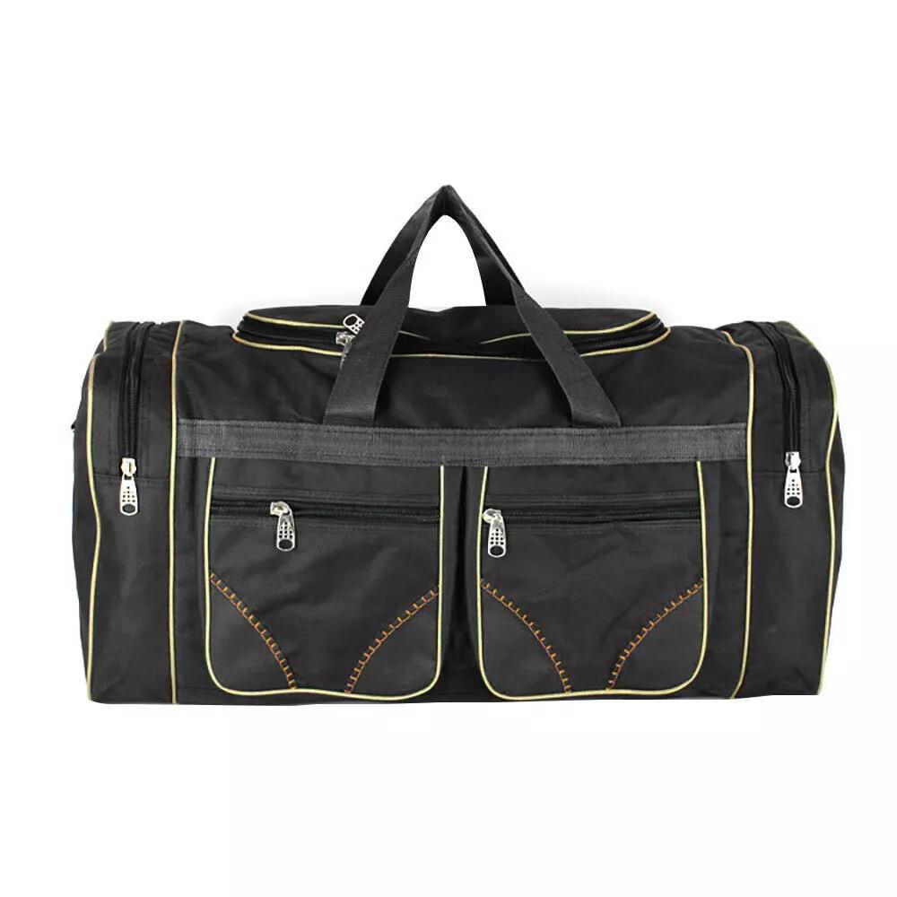 80l foldable travel duffel bag Duffle for Travel, Large Waterproof Bags Weekender Overnight Bag for Men and Women with Shoe Compartment (Stripe) it can be even used as a dirty laundry compartment at home Gonex 80L Foldable Travel Duffle