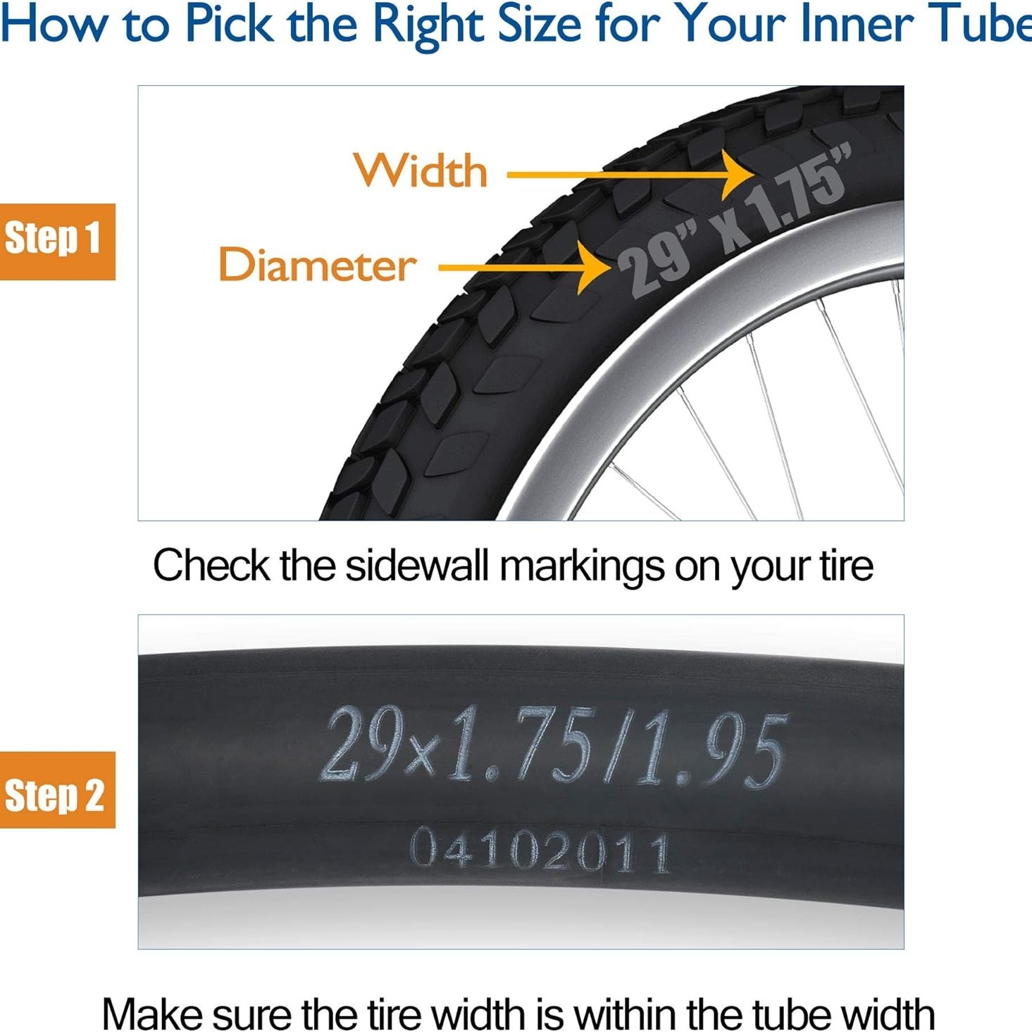 Bike Rim How To Measure A Bike Tube 29inch Bike Tube 29 X 75 95 Inner