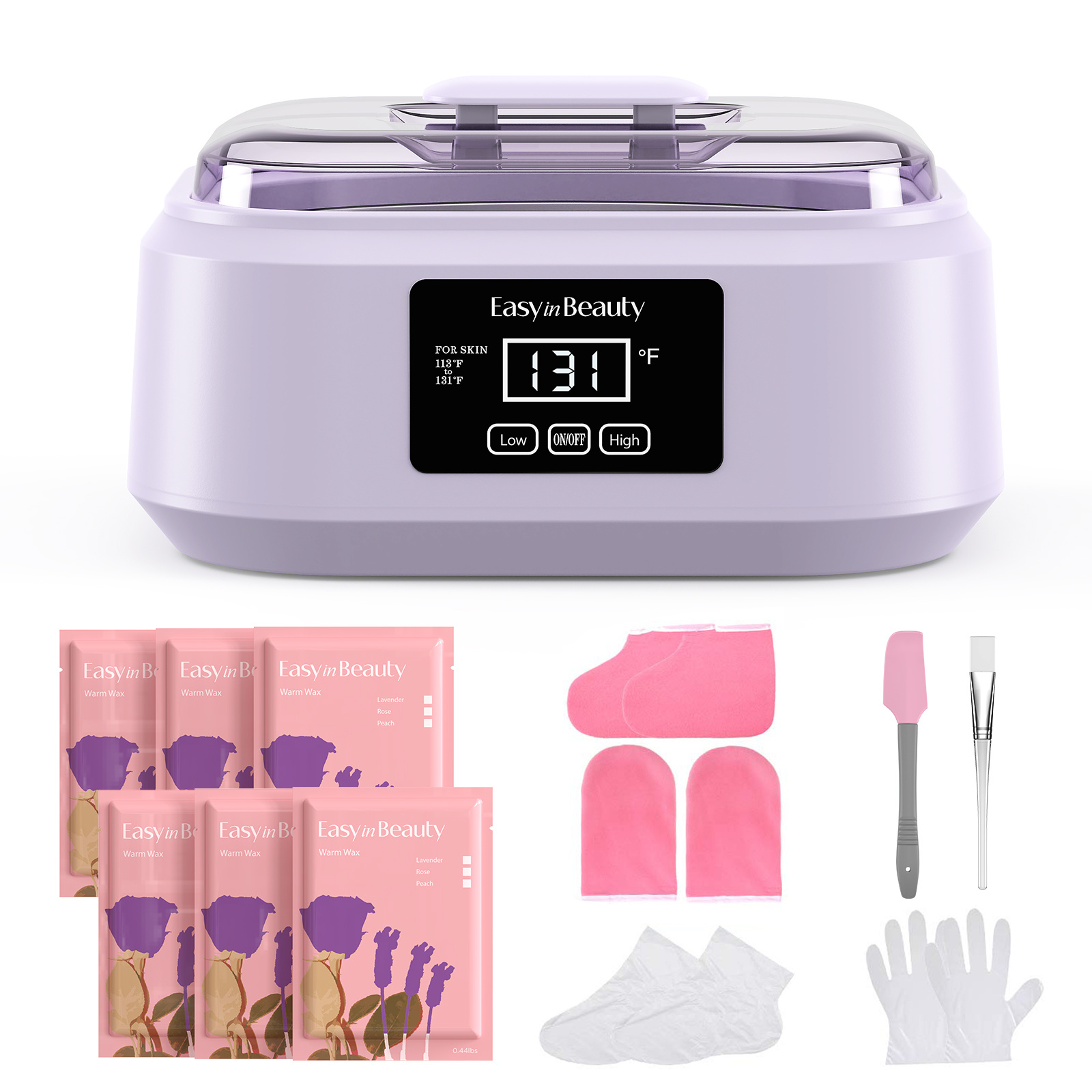 

Paraffin Wax Machine For Hand And Feet, Touchscreen 3000ml Paraffin Wax Warmer With 6 Packs Lavender Wax (2.64 Lbs), Paraffin Hot For Therapy, Paraffin Bath For Smooth & Soft Skin