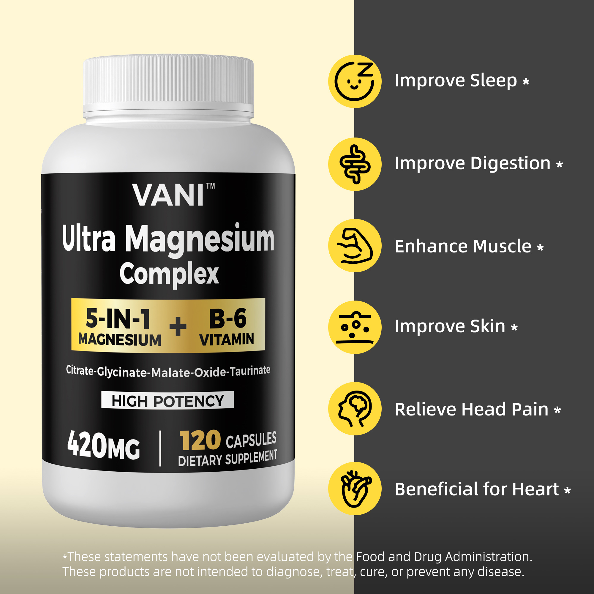 2 bottles 5 in 1   b6 vitamin supplement 420mg high absorption 120 capsules details 4