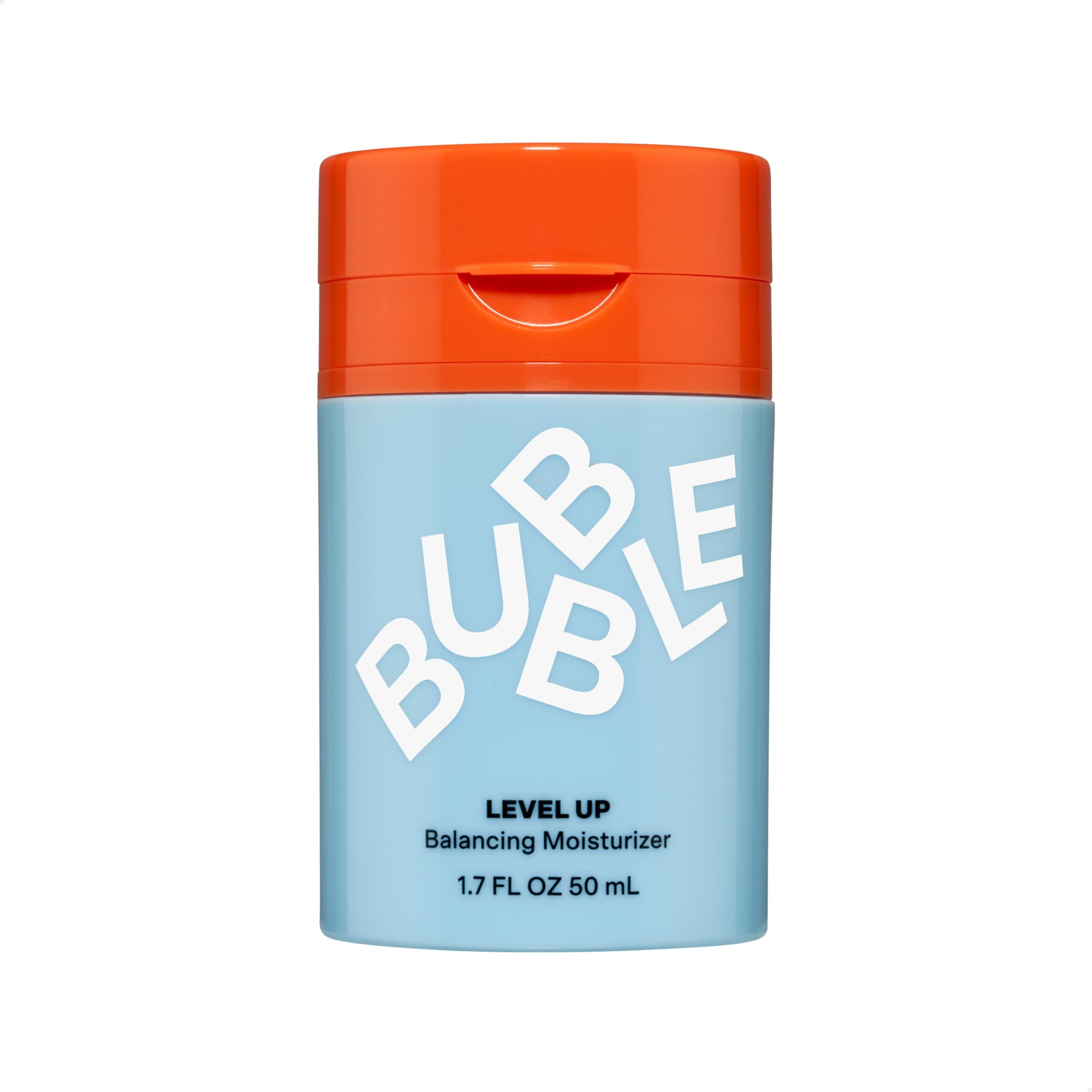 Bubble Skincare Level Up Balancing Face Moisturizer - Hydrating Gel Moisturizer Formulated with Zinc PCA + Niacinamide for Oily or Combination Skin (50ml)