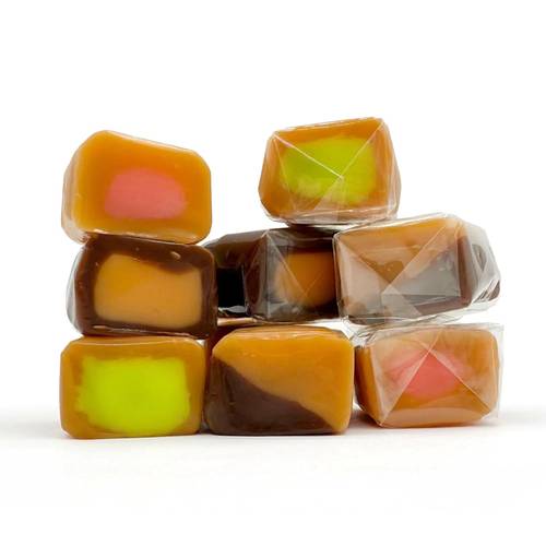 mix 2 pound bulk pack about 150 count filled individually wrapped strawberry assorted cubes