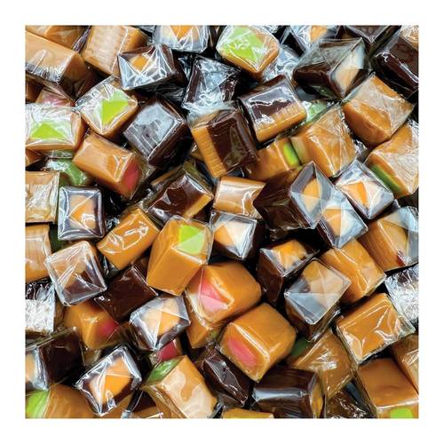 mix 2 pound bulk pack about 150 count filled individually wrapped strawberry assorted cubes